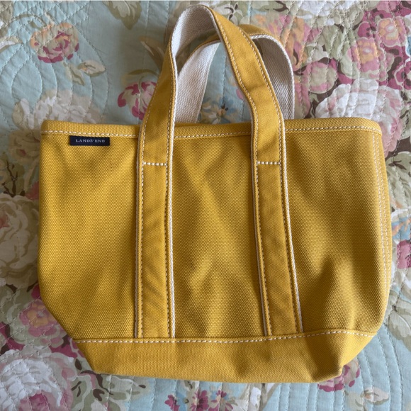 Lands End Canvas Tote EUC - Picture 2 of 5